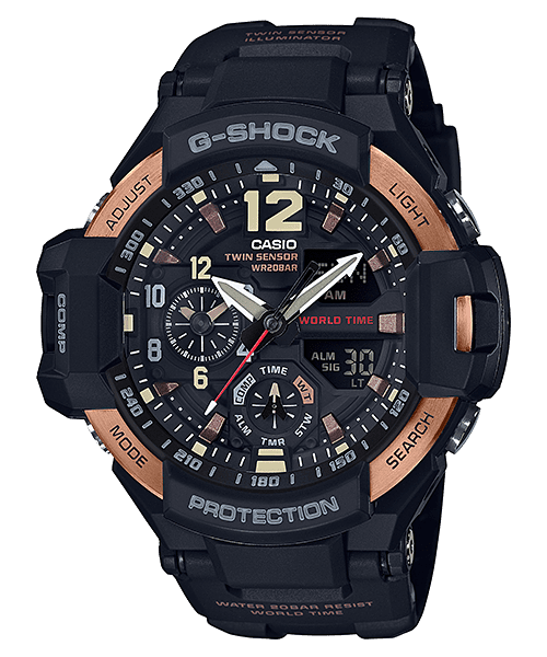 שעון יד ג’י שוק לגבר GA1100RG1ADR