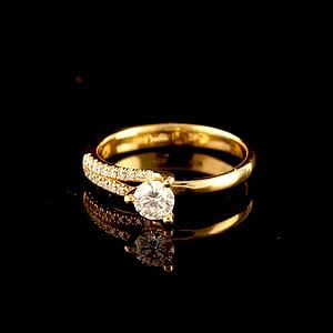 טבעת יהלום סוליטר - bjer000086