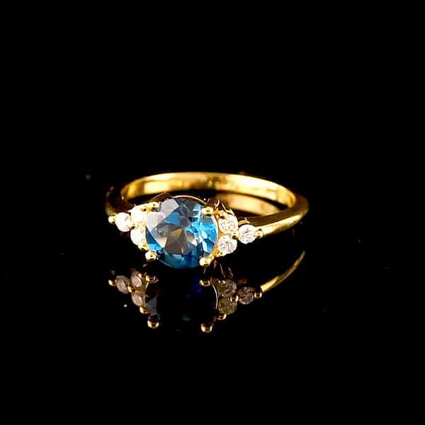 טבעת בלו טופז לונדון - bjwgr000039