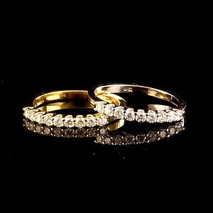 טבעת פס יהלומים - bjwdr000148