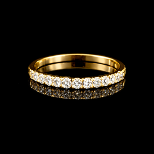 טבעת פס יהלומים - bjwdr000152