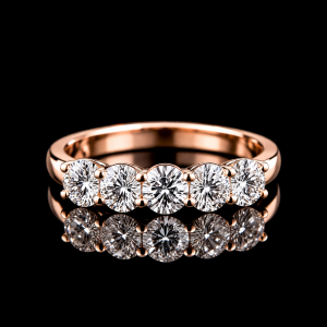 טבעת פס יהלומי מעבדה 1.00 קראט bjdlp0010