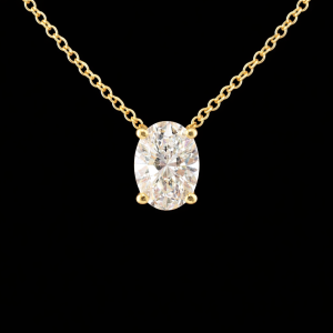 שרשרת יהלום מעבדה מרחף 1.00 קראט bjdlp0022