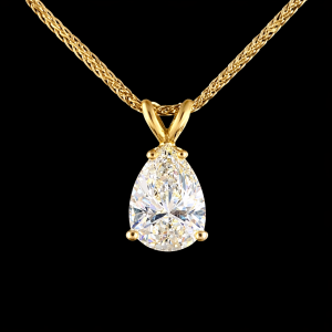 שרשרת יהלום טיפה מעבדה 1.50 קראט bjdlp0028