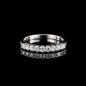 טבעת פס יהלומי מעבדה 0.35 נקודות bjdlp0044