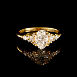 טבעת יהלומי מעבדה bjdlr00034