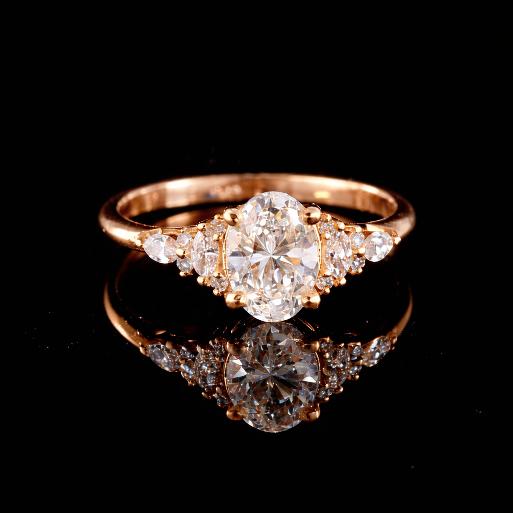 טבעת יהלומי מעבדה bjdlr00034