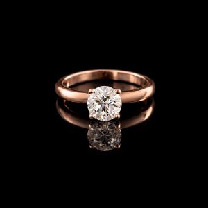 טבעת אירוסין יהלום מעבדה 1.00 קראט bjdlp0049