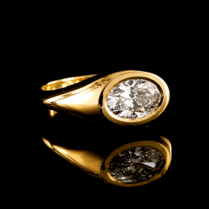 טבעת יהלום מעבדה 1.00 קראט bjdlp0057