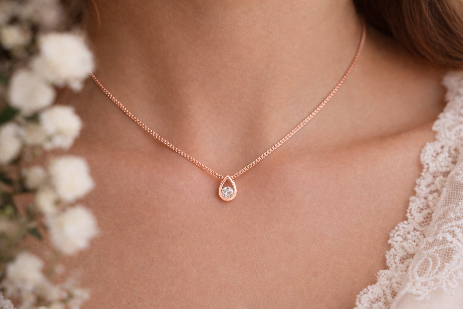 שרשרת יהלום מעבדה 0.50 נקודות bjdlp00054