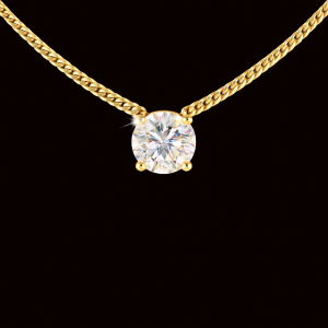 שרשרת יהלום מעבדה מרחף 0.60 נקודות bjdlp00073