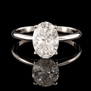 טבעת אירוסין יהלום 3.00 קראט מעבדה bjdlp0079