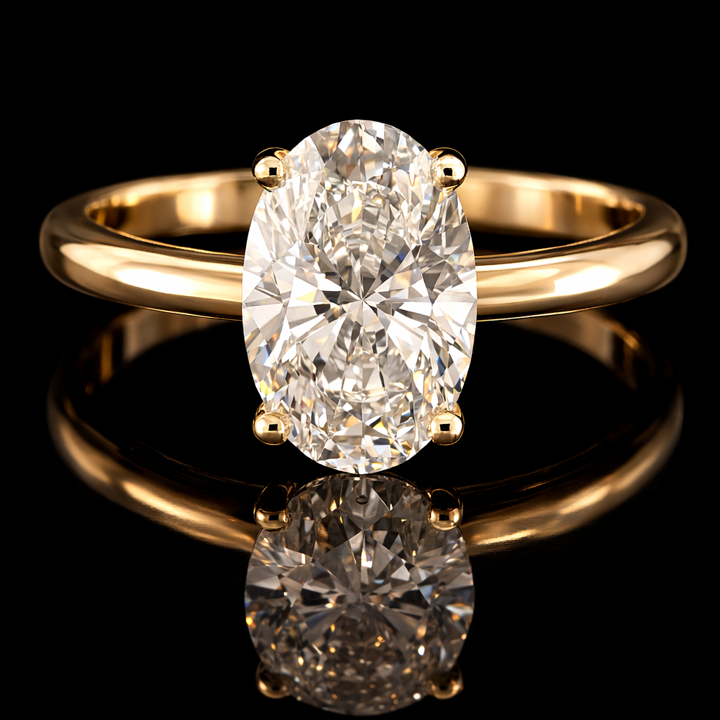 טבעת אירוסין יהלום 3.00 קראט מעבדה bjdlp0079