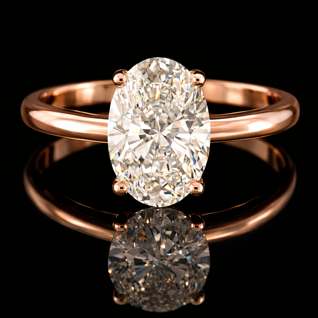 טבעת אירוסין יהלום 3.00 קראט מעבדה bjdlp0079