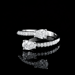 טבעת יהלומי מעבדה - bjdlp0098