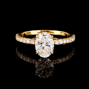 טבעת אירוסין יהלום 1.50 קראט מעבדה bjdlp0093