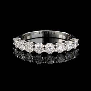 טבעת פס יהלומי מעבדה bjdlr00148