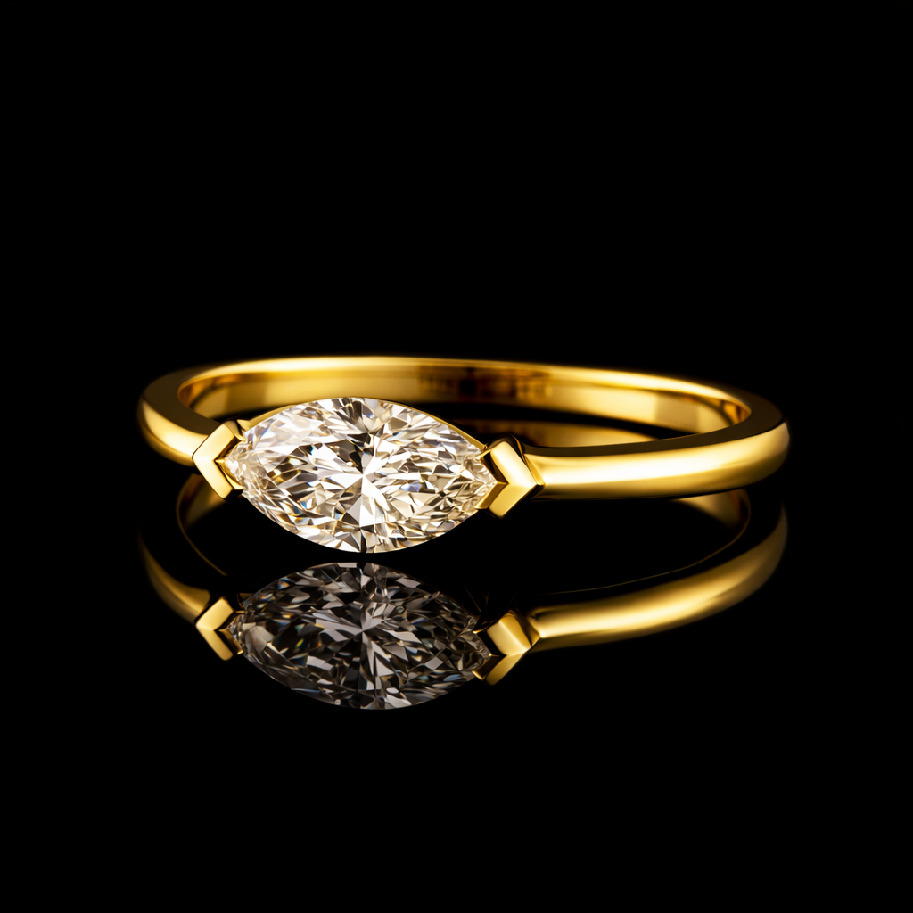 טבעת יהלום מעבדה 1.00 קראט bjdlp00119