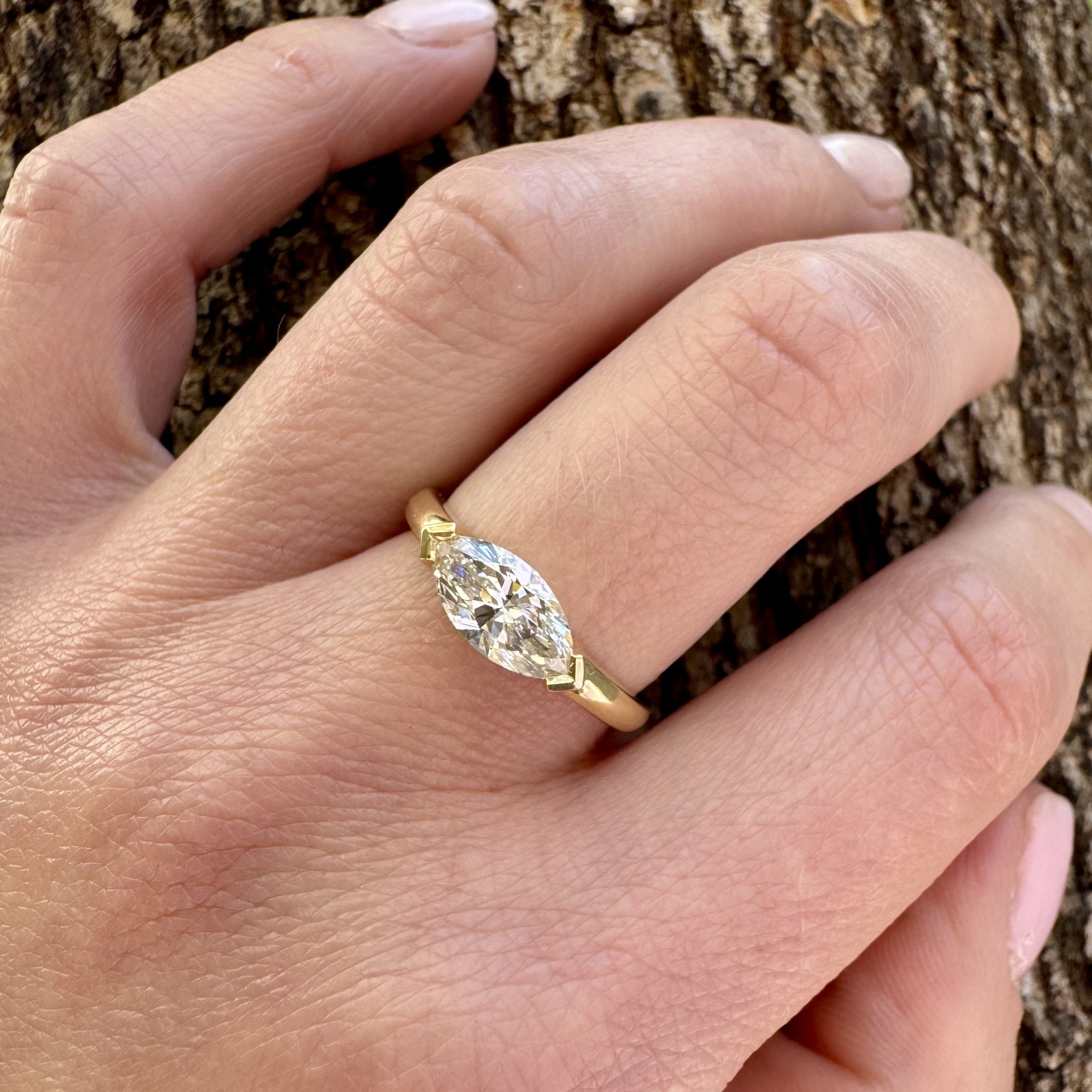 טבעת יהלום מעבדה 1.00 קראט bjdlp00119