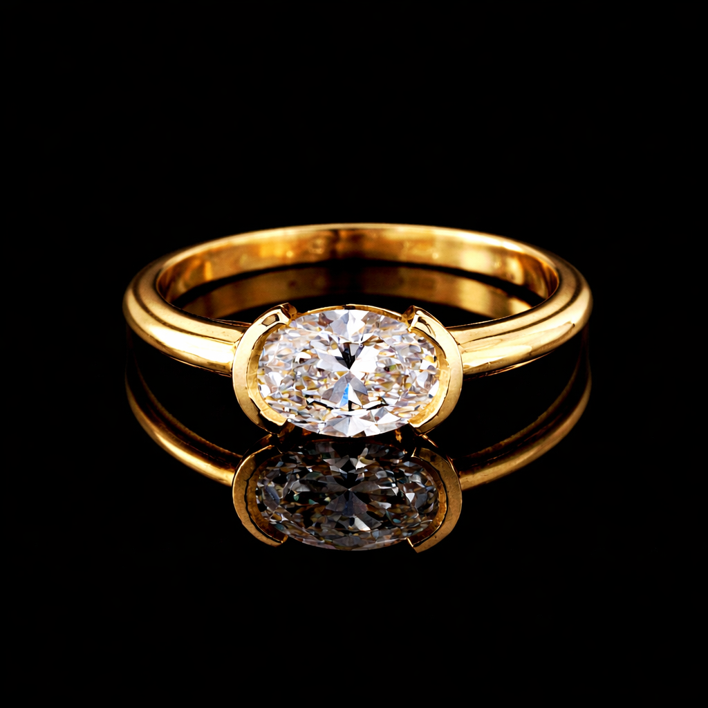 טבעת יהלום מעבדה 1.00 קראט bjdlp00159