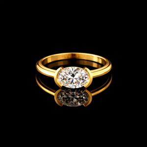 טבעת יהלום 0.50 נקודות מעבדה - bjdlp00160