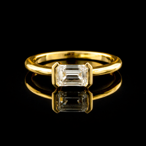 טבעת יהלום מעבדה 1.00 קראט - bjdlp00167