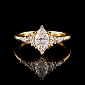 טבעת יהלומי מעבדה 1.00 קראט - bjdlp00161