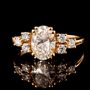 טבעת יהלומי מעבדה 3.20 קראט - bjdlp00174