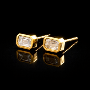 עגילי יהלומי מעבדה bjdlp00189