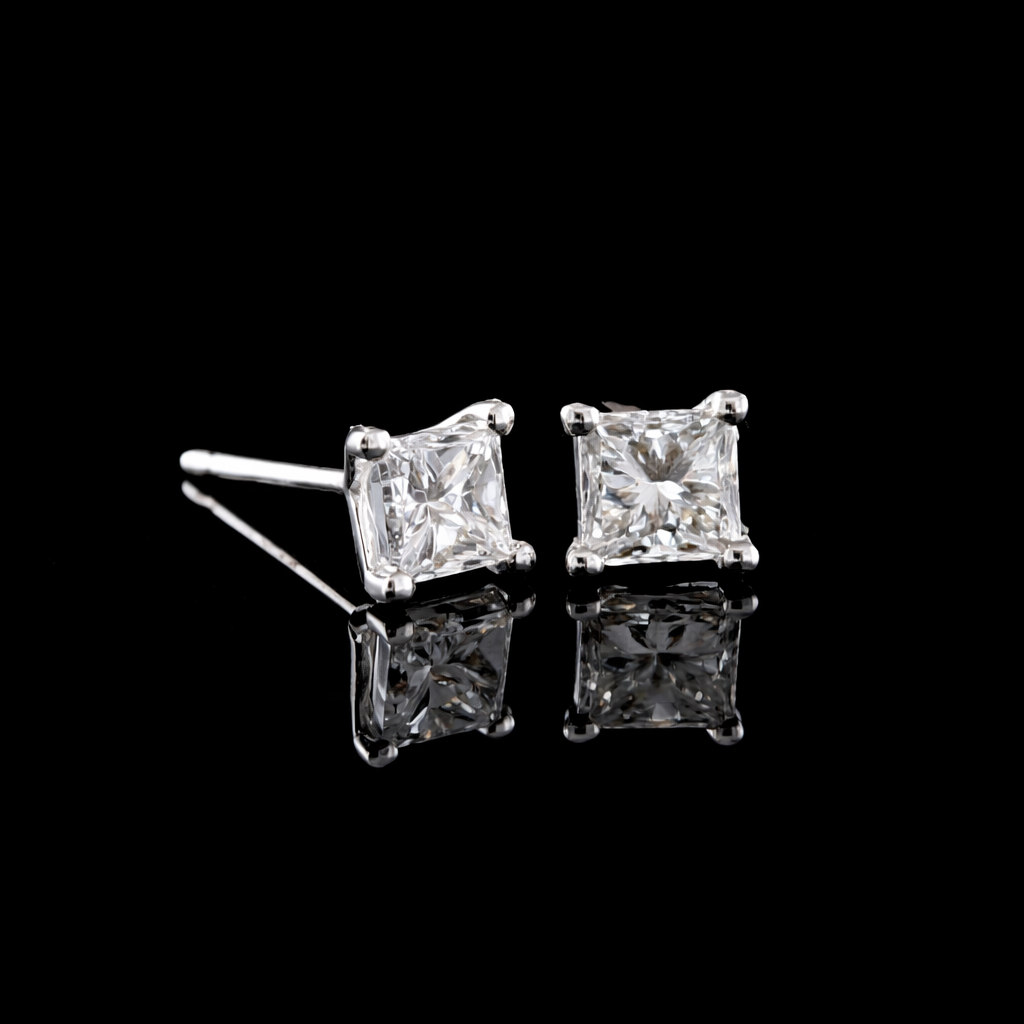 עגיל יהלומי מעבדה 2.00 קראט - bjwde000192