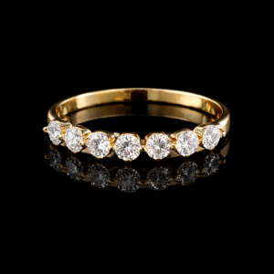 טבעת פס יהלומי מעבדה bjwdr000225