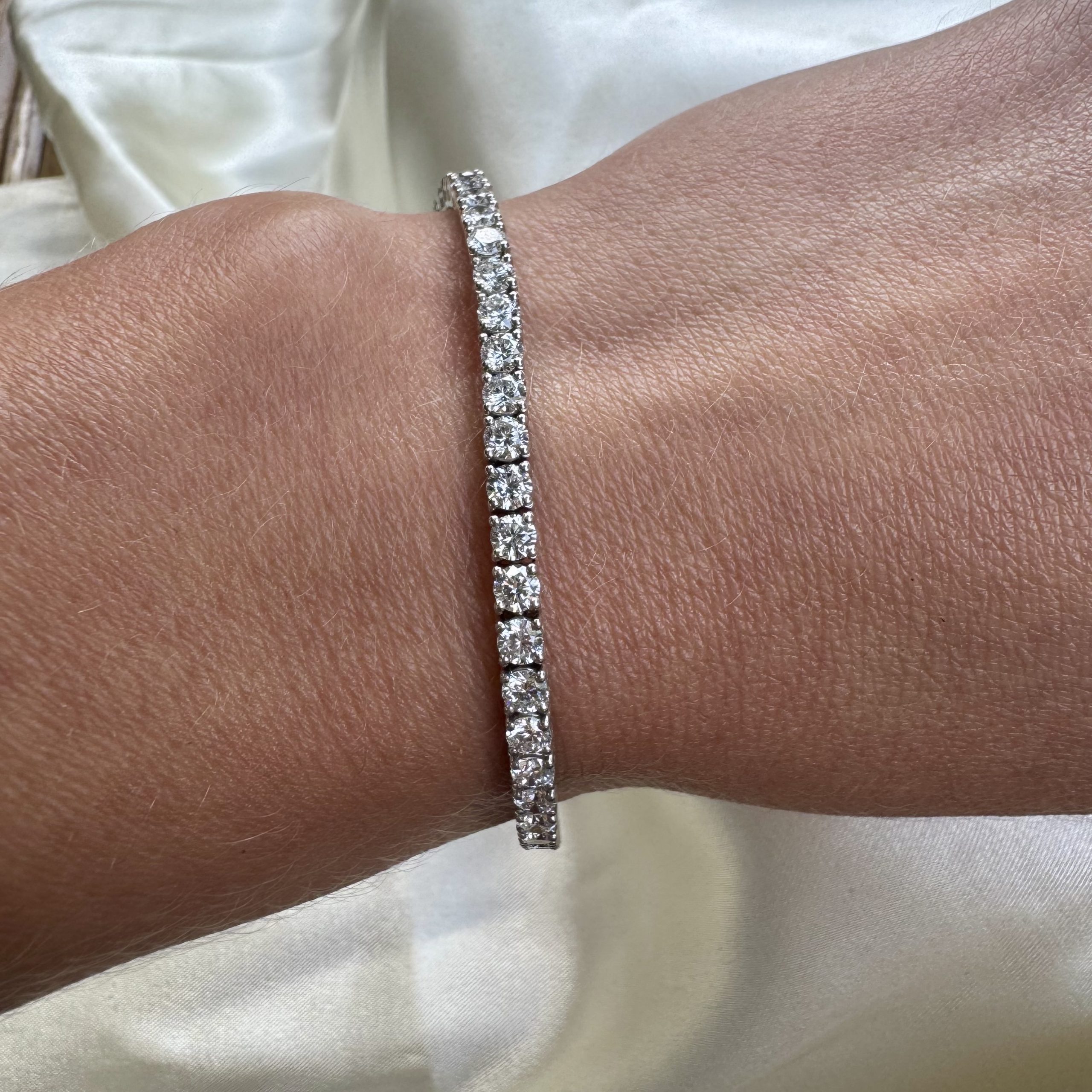 צמיד טניס יהלומי מעבדה 5.20 קראט bjdlp00210