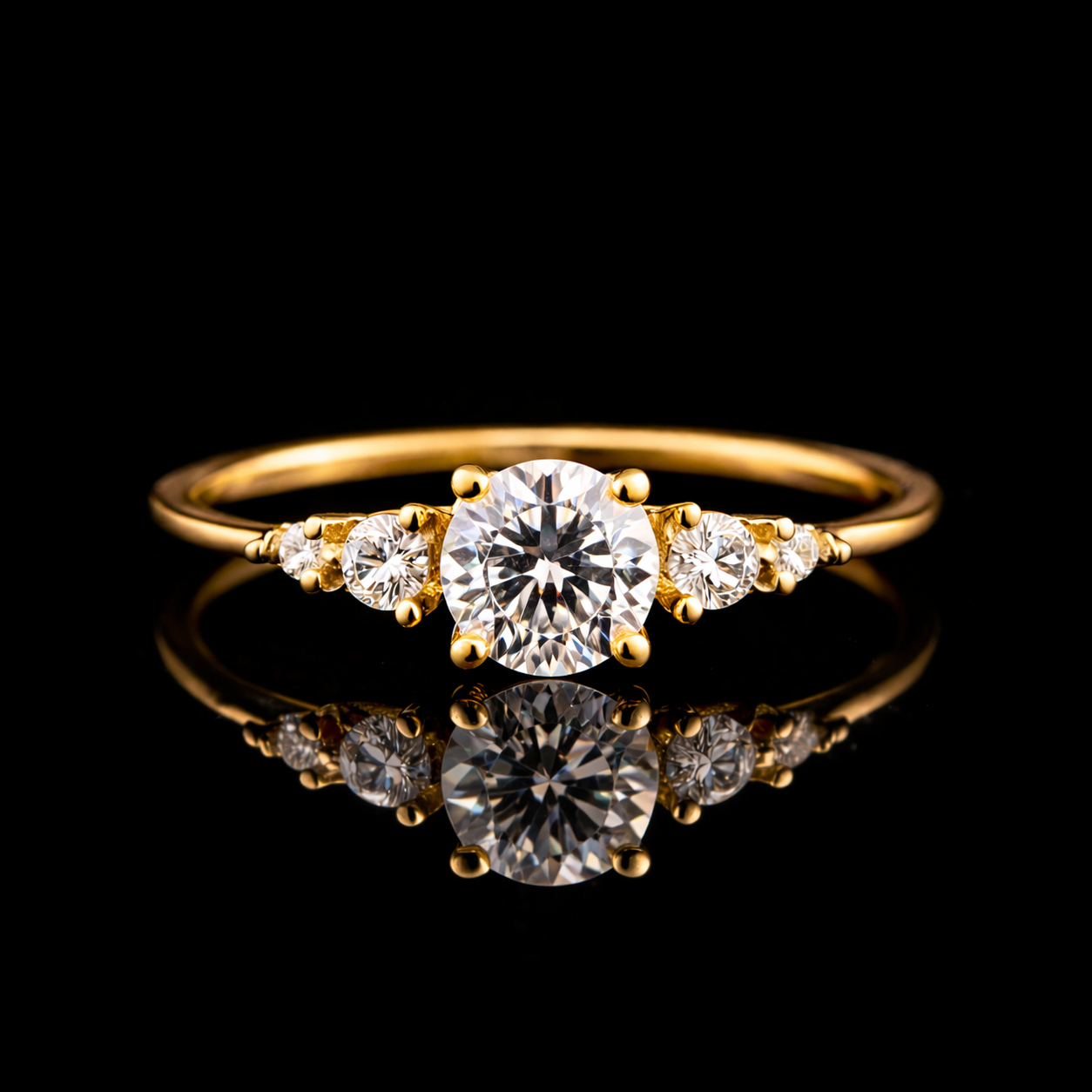 טבעת יהלומי מעבדה - bjwdr000237