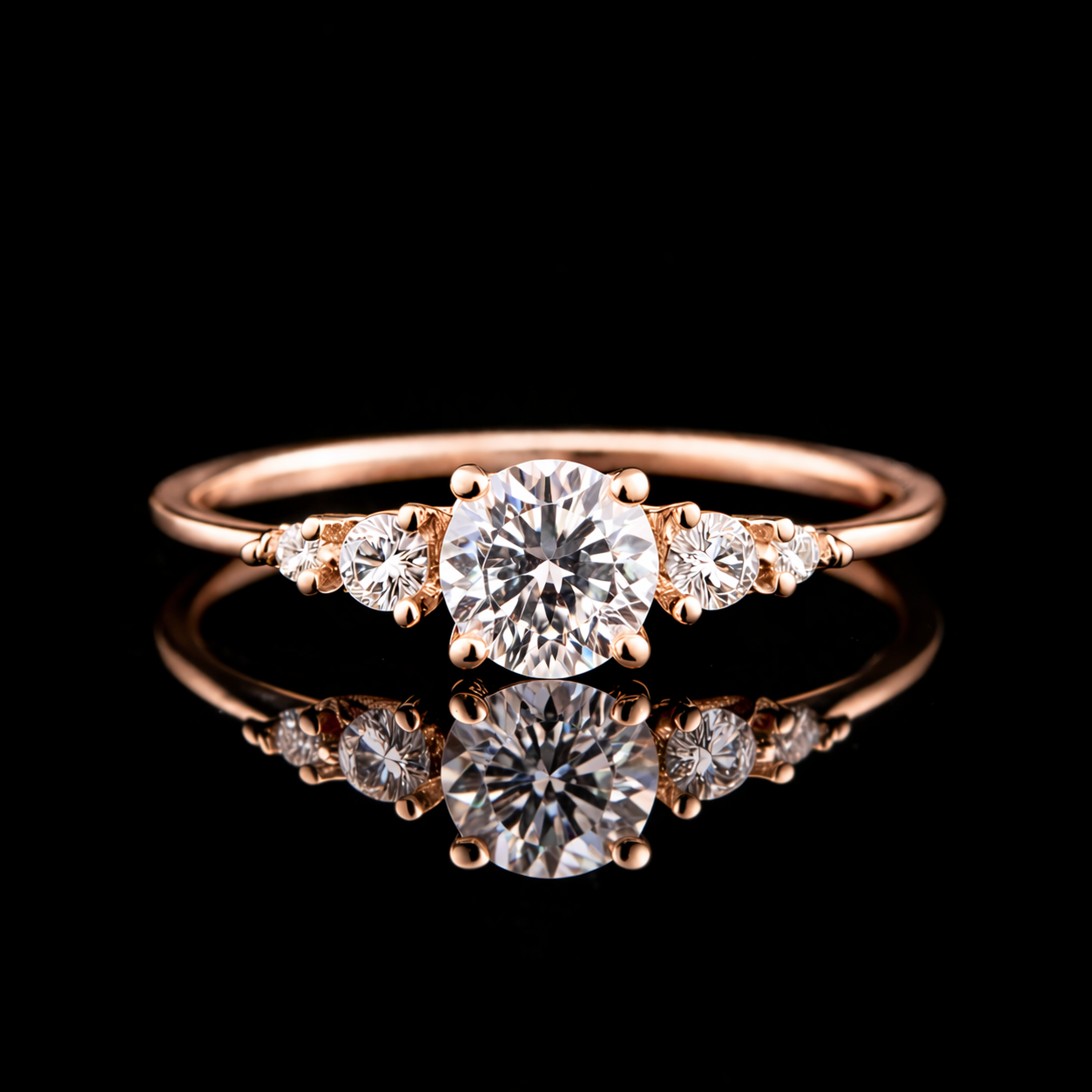 טבעת יהלומי מעבדה - bjwdr000237