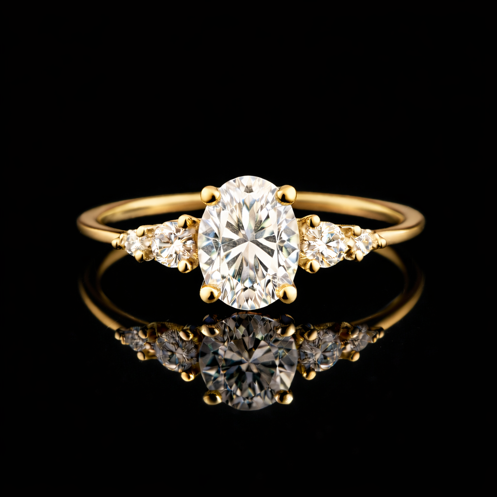 טבעת 1.25 קראט יהלומי מעבדה - bjwdr000236