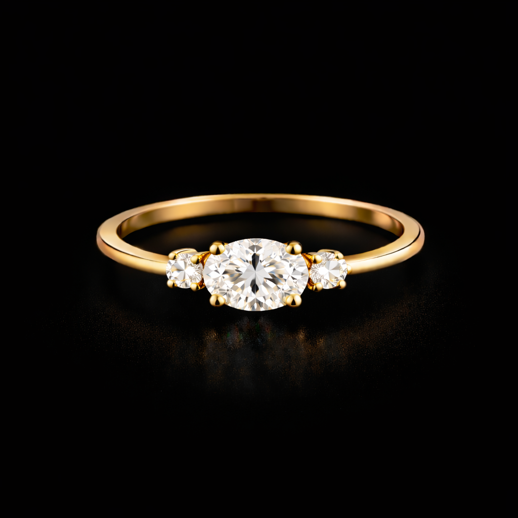 טבעת יהלומי מעבדה 0.60 נקודות - bjwdr000234