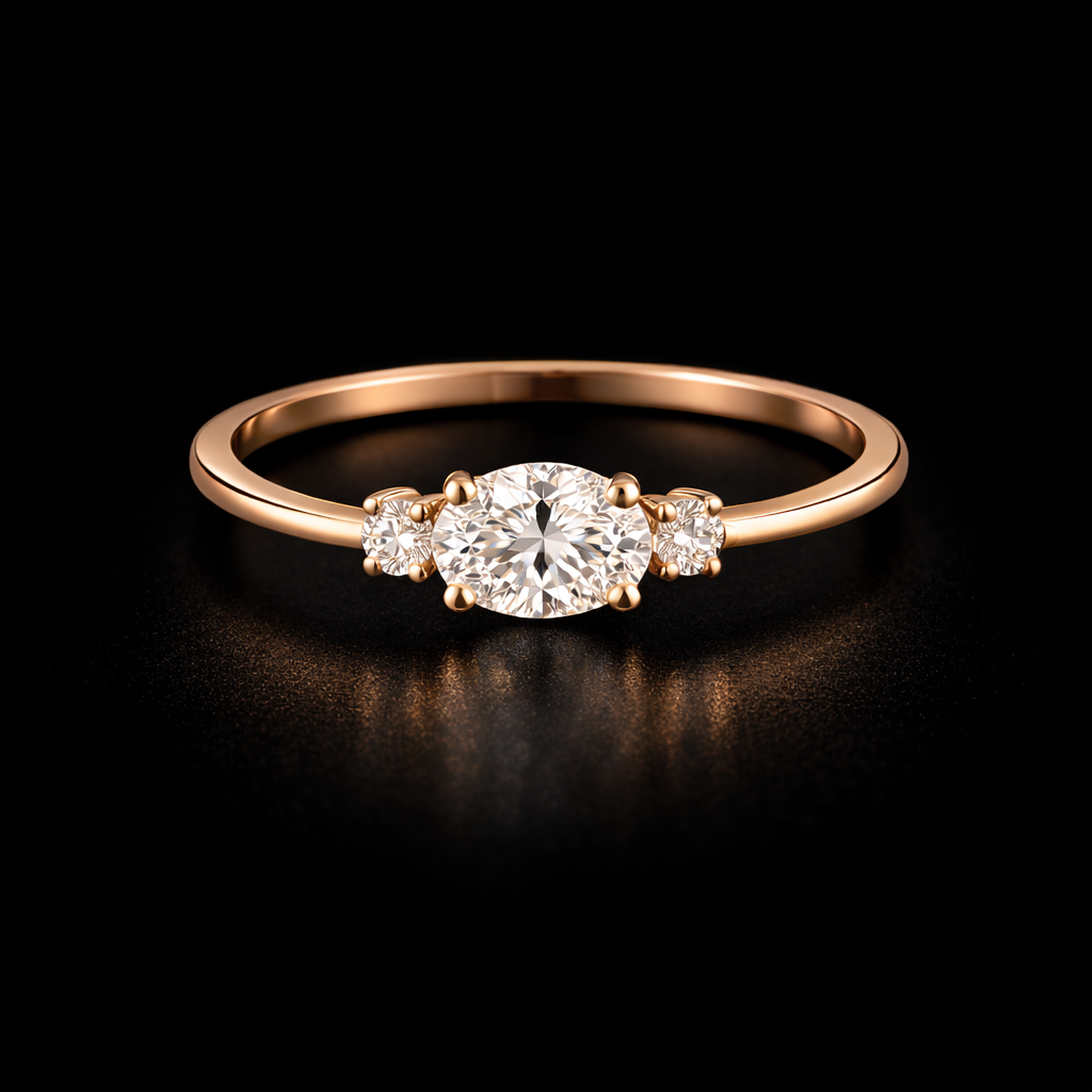 טבעת יהלומי מעבדה 0.60 נקודות - bjwdr000234