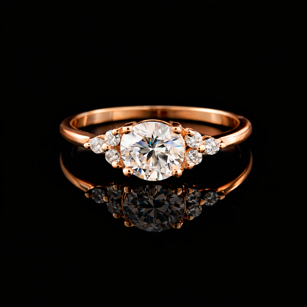 טבעת יהלומי מעבדה 0.70 נקודות - bjwdr000254