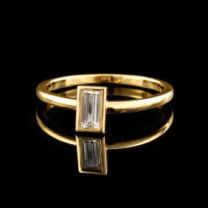 טבעת יהלום מעבדה - bjwdr000257