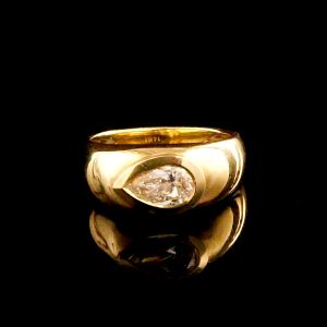 טבעת 1.00 קראט יהלום מעבדה - bjwdr000267