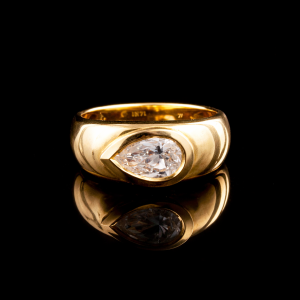 טבעת 1.00 קראט יהלום מעבדה - bjwdr000267