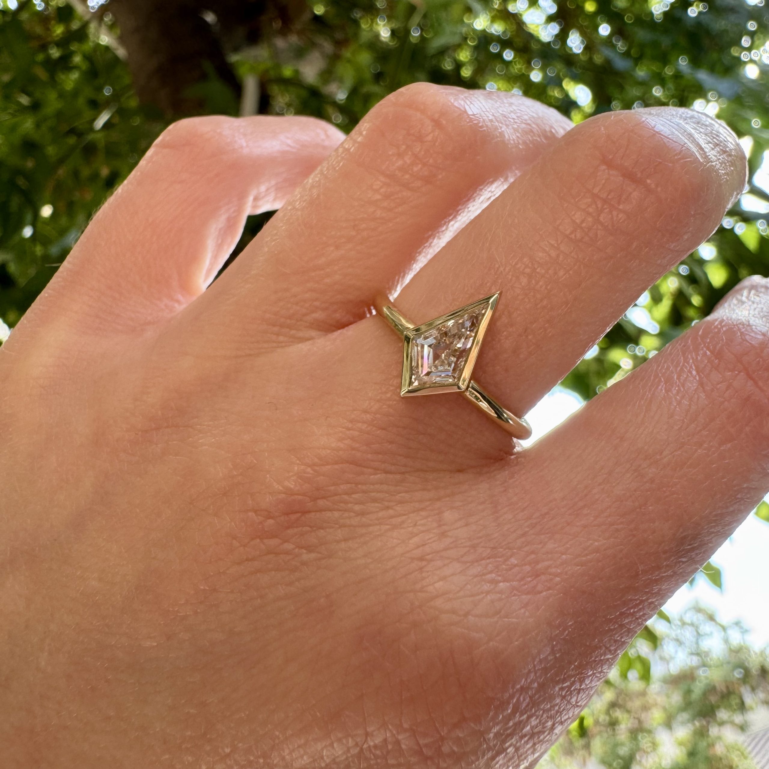 טבעת יהלום מעבדה 1.00 קראט - bjwdr000263