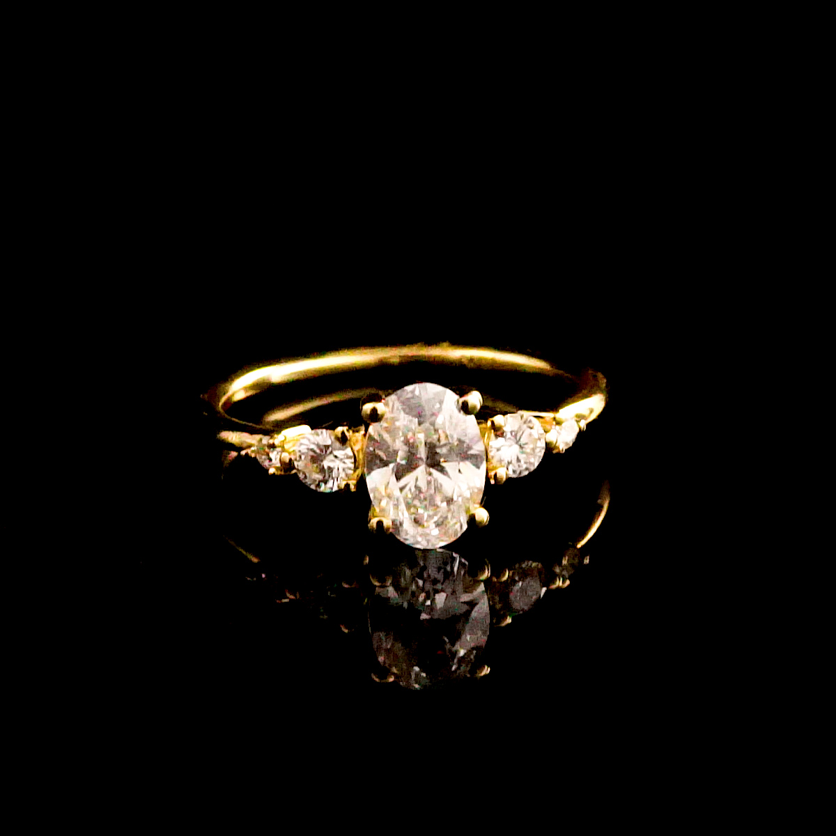 טבעת 0.85 נקודות יהלומי מעבדה - bjwdr000286