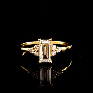 טבעת יהלומי מעבדה - bjwdr000282