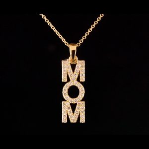 שרשרת MOM יהלומי מעבדה bjdlp00302