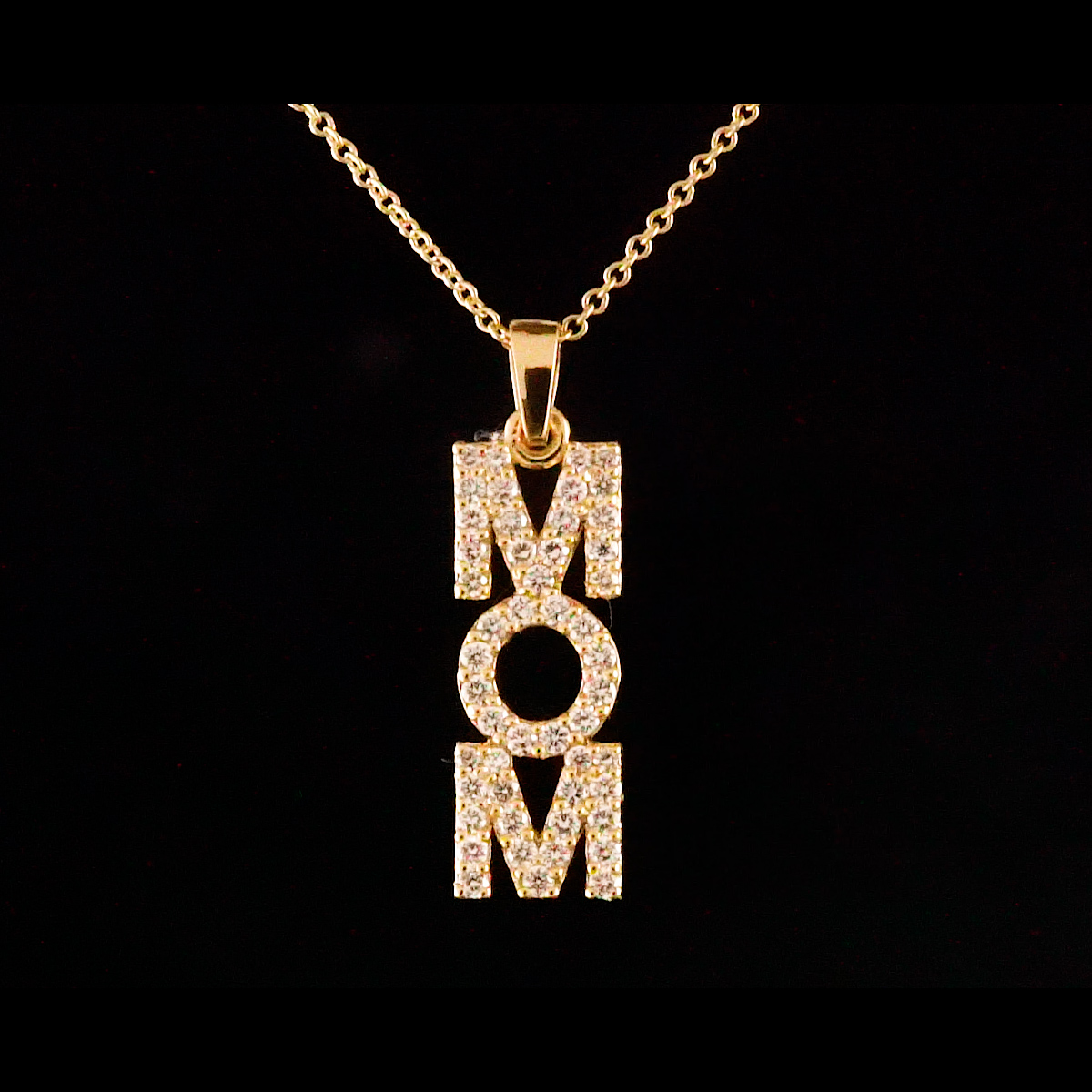 שרשרת MOM יהלומי מעבדה bjdlp00302