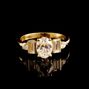 טבעת יהלומי מעבדה - bjwdr000294