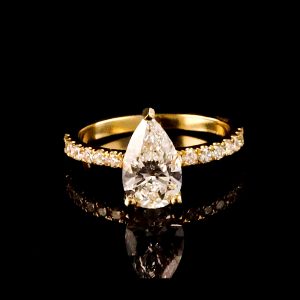 טבעת יהלומי מעבדה 1.50 קראט - bjwdr000296 - תעודת IGI