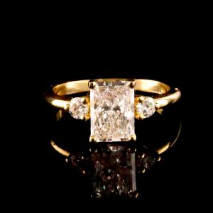 טבעת יהלומי מעבדה 2.00 קראט - bjwdr000300 - תעודת IGI