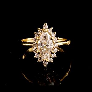 טבעת יהלומי מעבדה - bjwdr000304